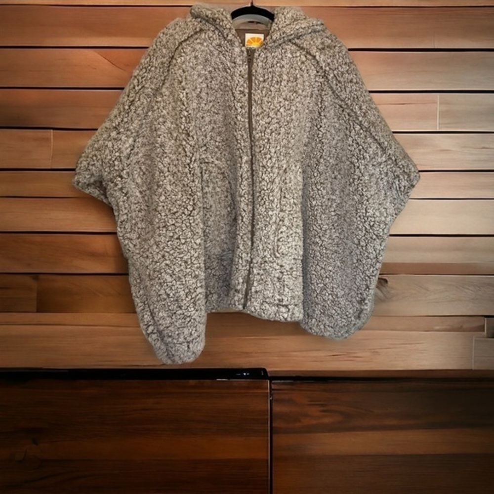C&C California Sherpa Hooded Poncho